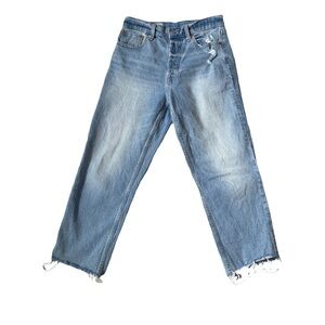 GAP Jeans | Distressed Jeans | Size 29, 8 Regular | Cheeky Straight High Rise